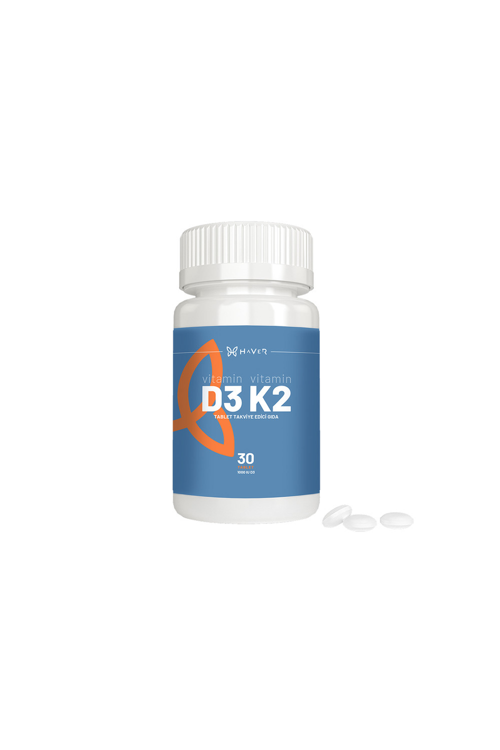 Haver Vitamin D3 & K2 30 Tablet