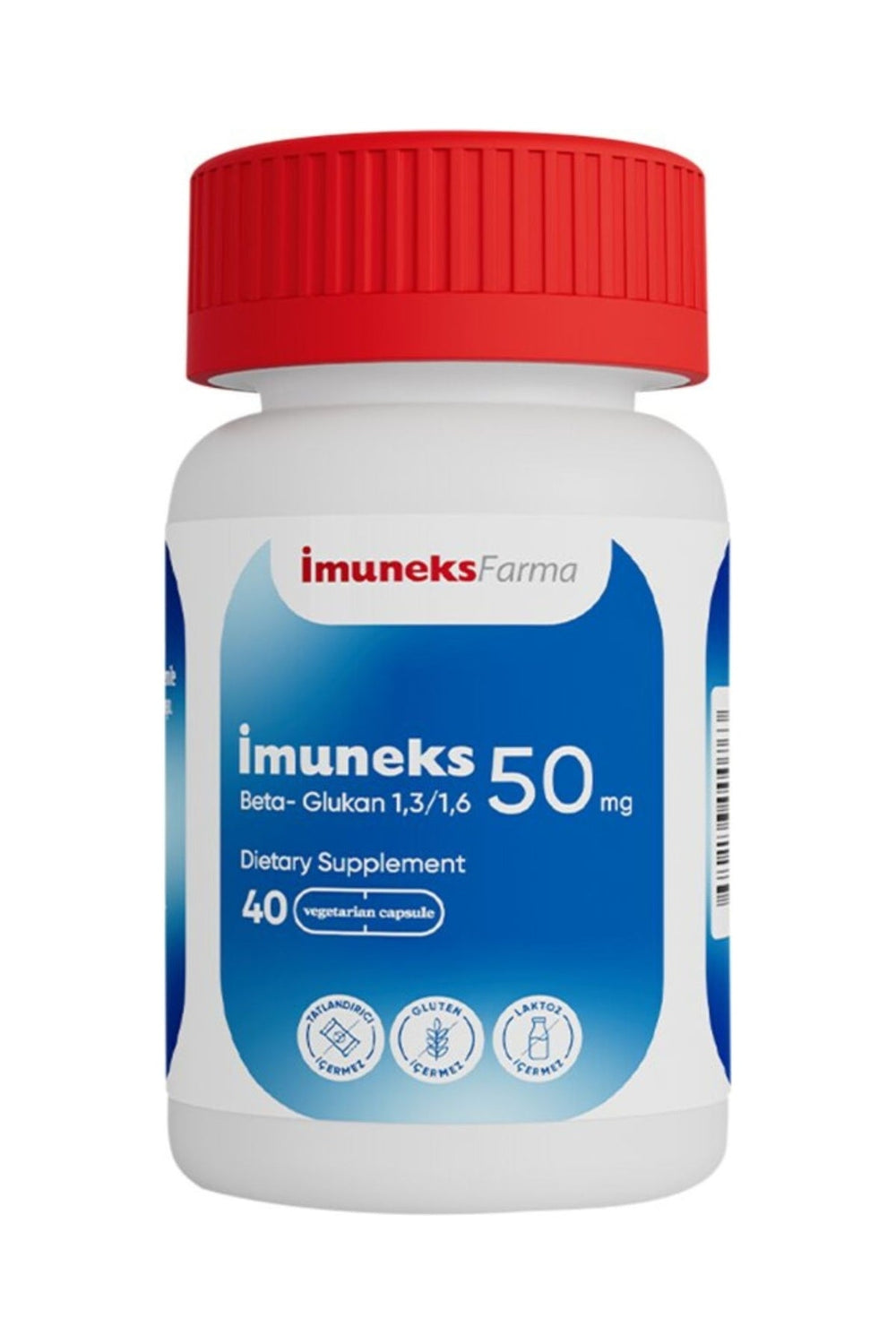 İmuneks Beta Glukan 50 mg 40 Kapsül