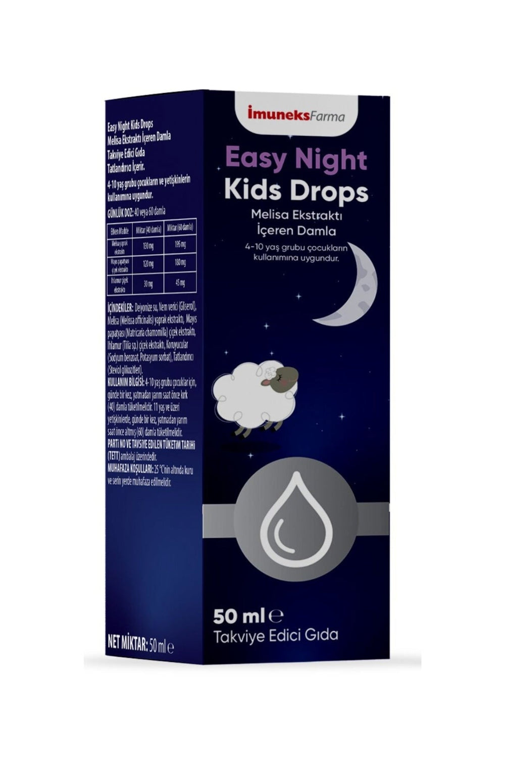 İmuneks Easy Night Kids Drops 50 ml