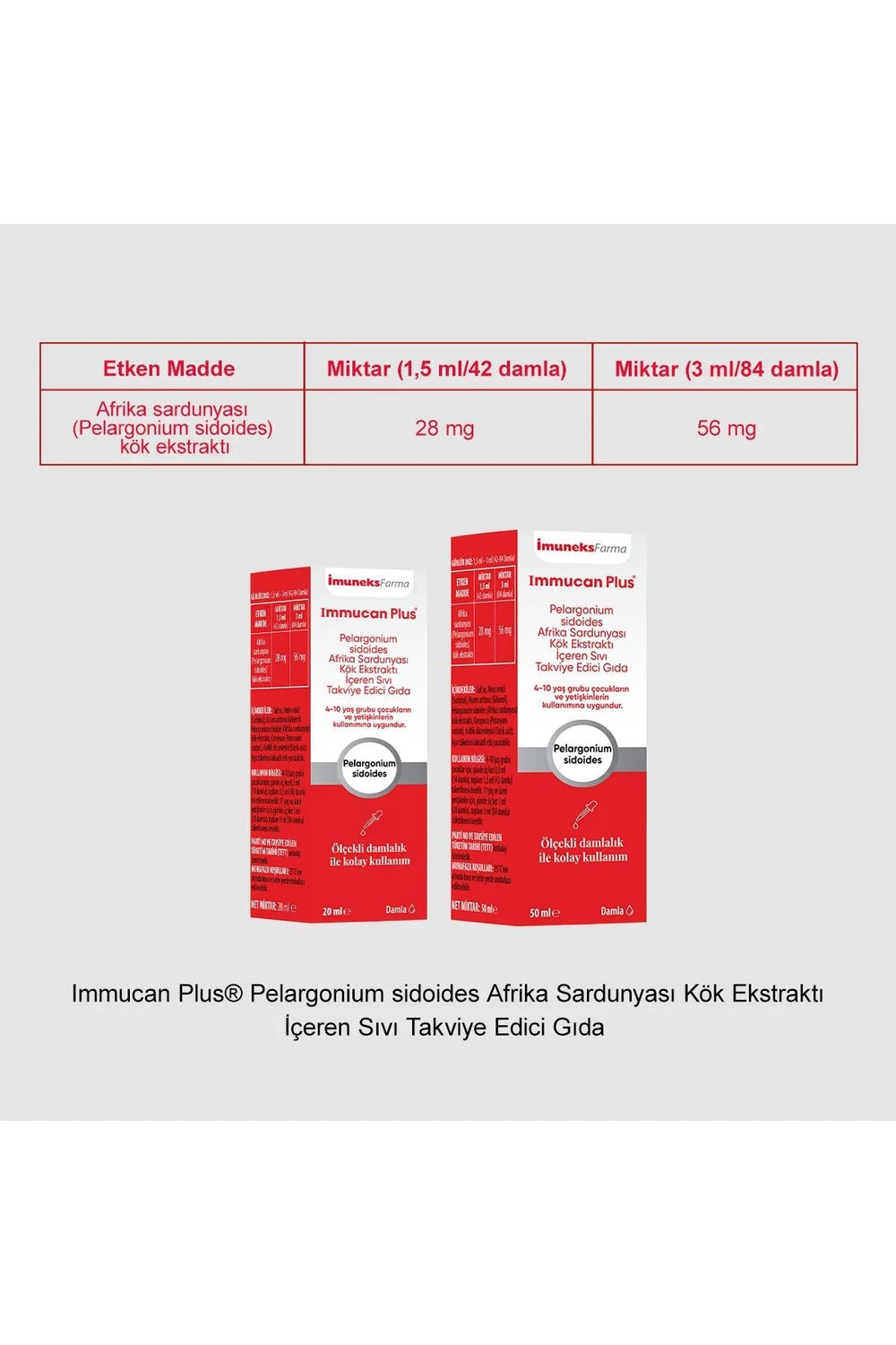 İmuneks Immucan Plus 50 ml