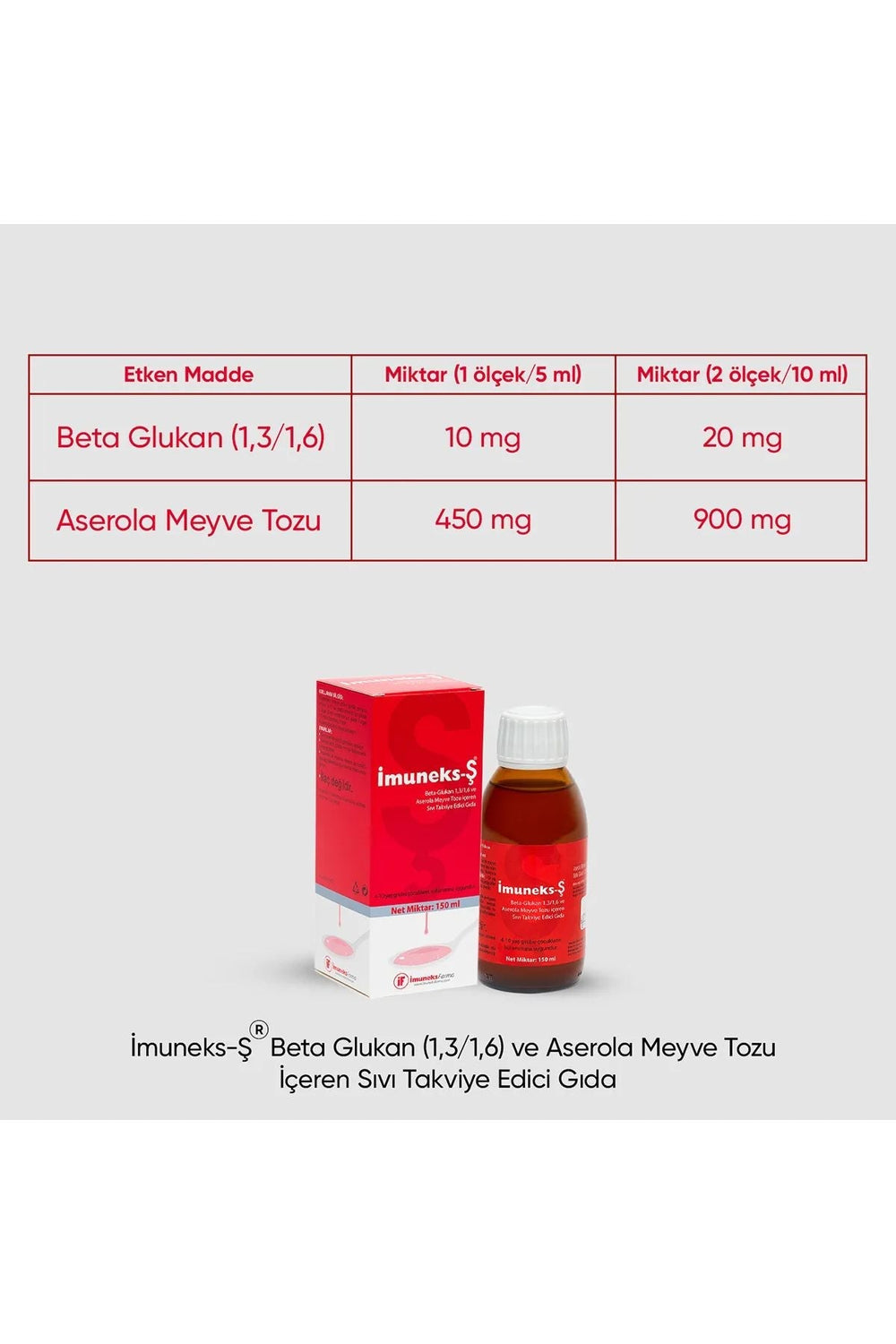 İmuneks İmuneks-Ş 150 ml