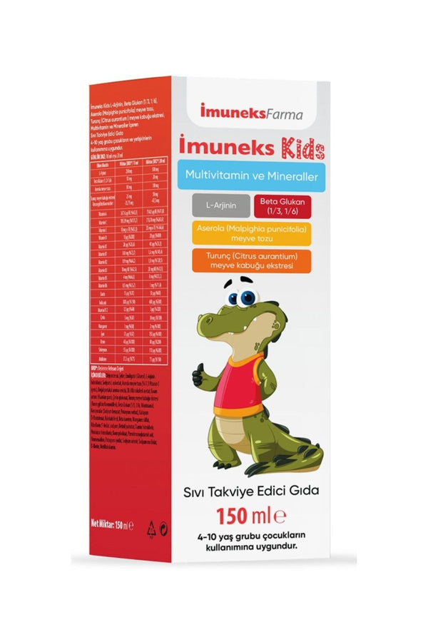 İmuneks Kids Multivitamin ve Mineraller 150 ml