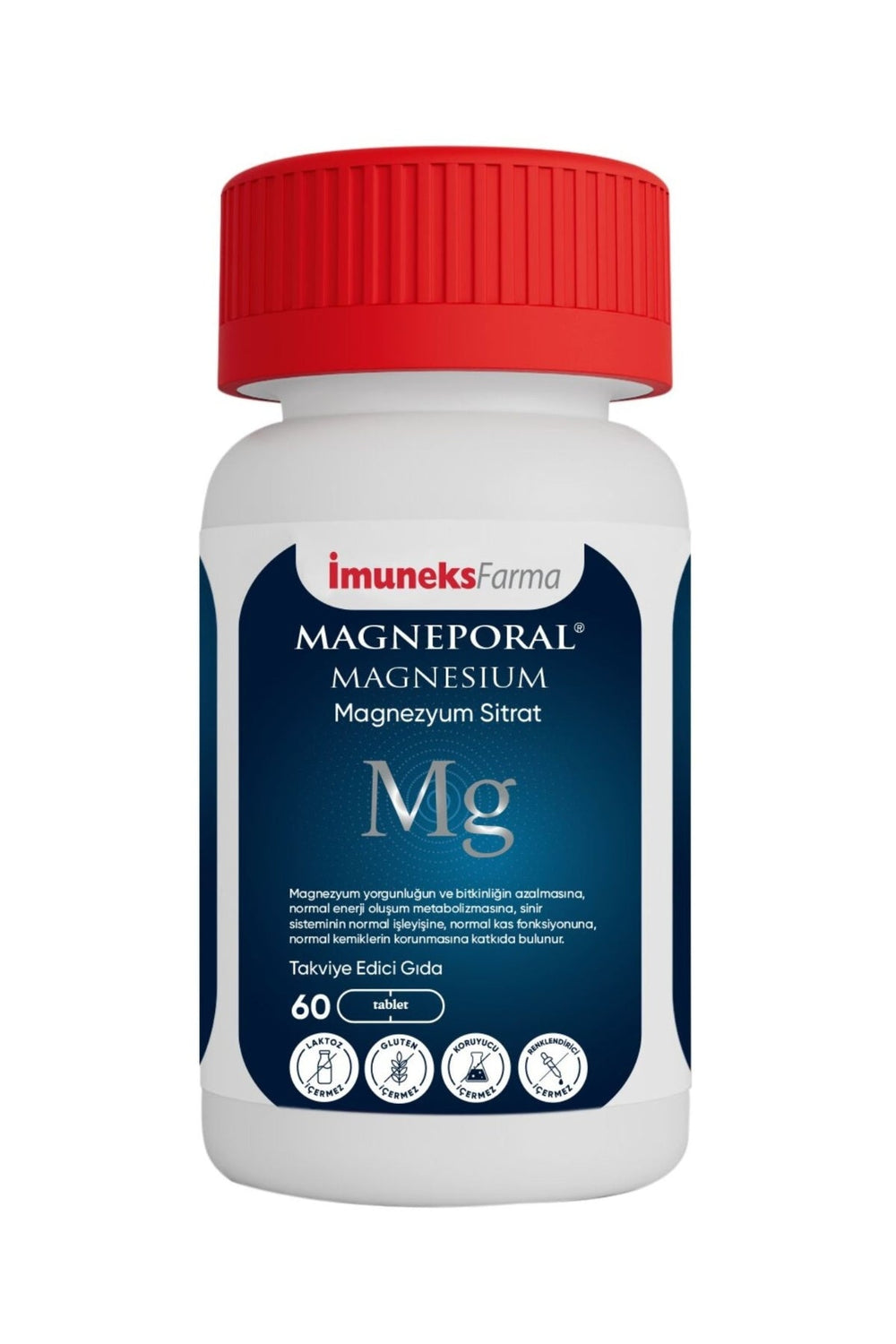 İmuneks Magneporal Magnesium 200 mg 60 Tablet
