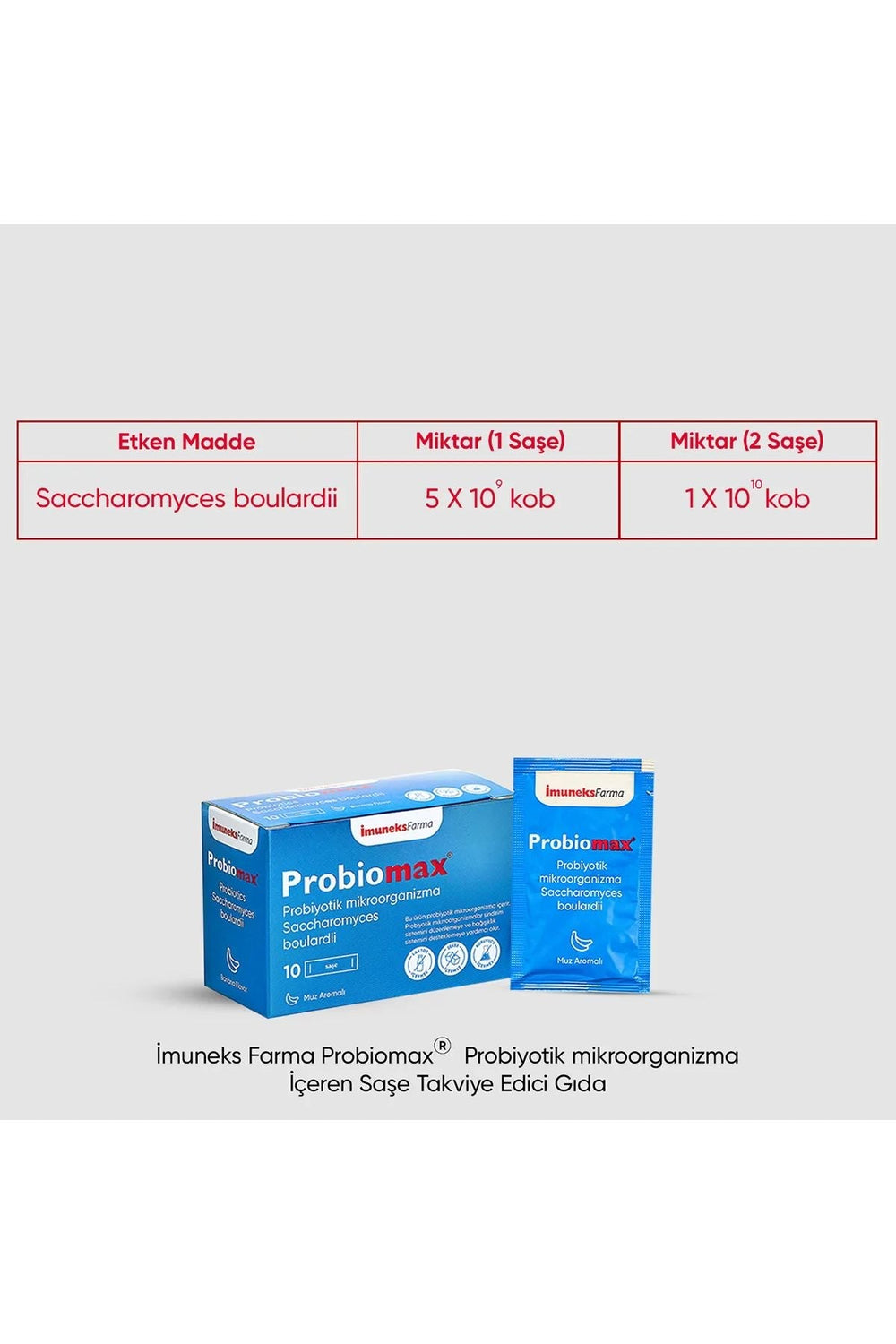 İmuneks Probiomax 10 Saşe