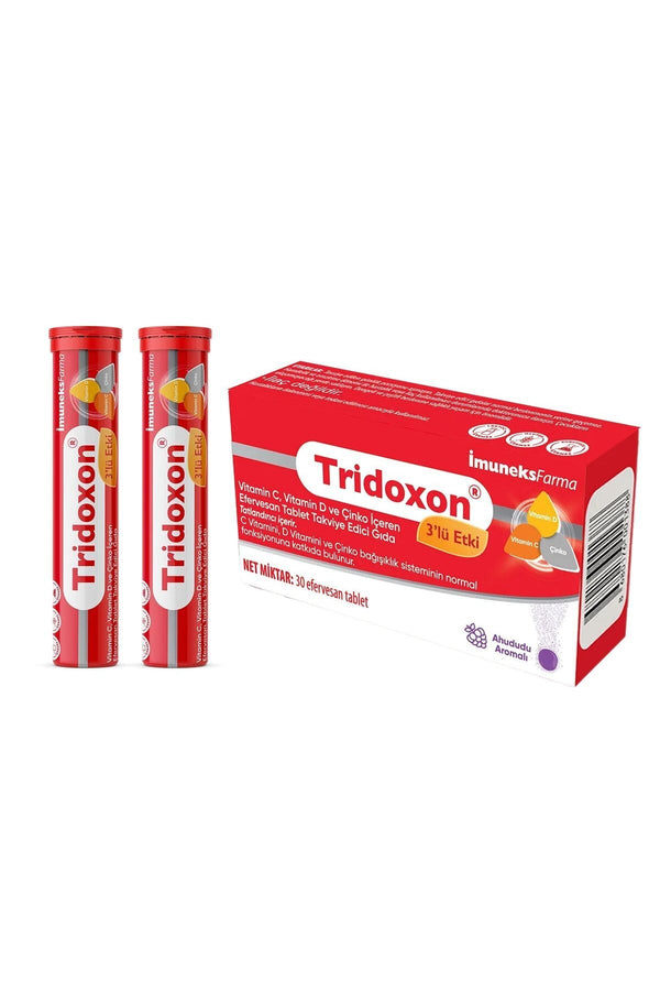 İmuneks Tridoxon 3’lü Etki 30 Efervesan Tablet