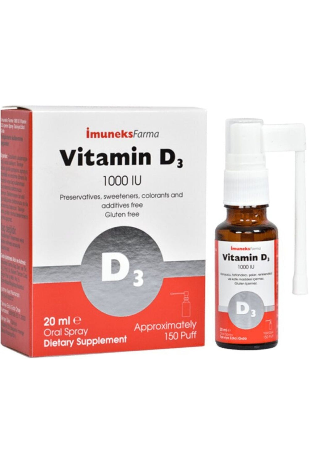 İmuneks Vitamin D3 1000 IU 20 ml
