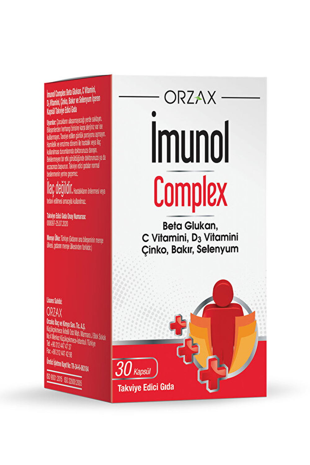 Orzax İmunol Complex 30 Kapsül