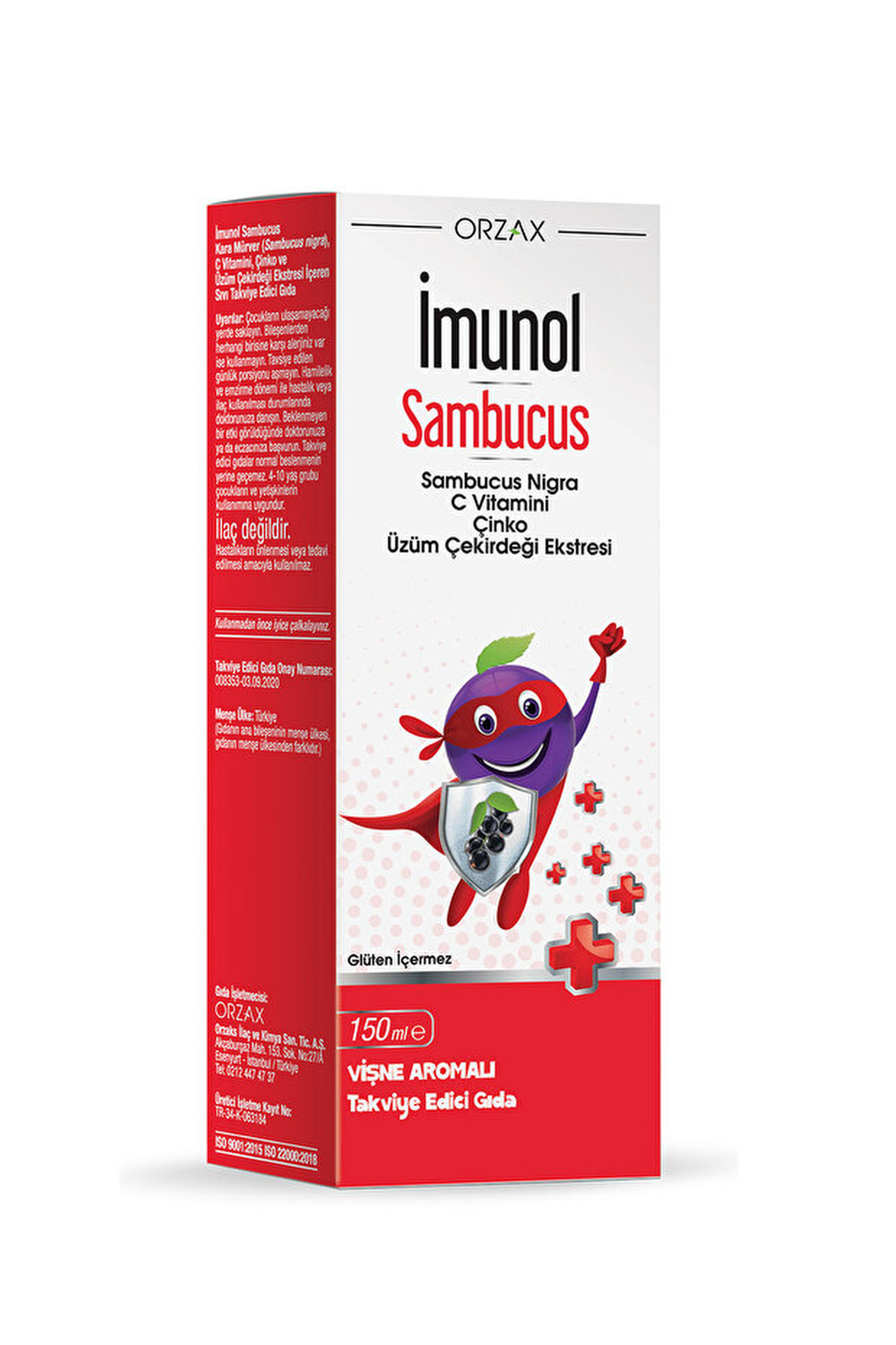 Orzax İmunol Sambucus 150 ml