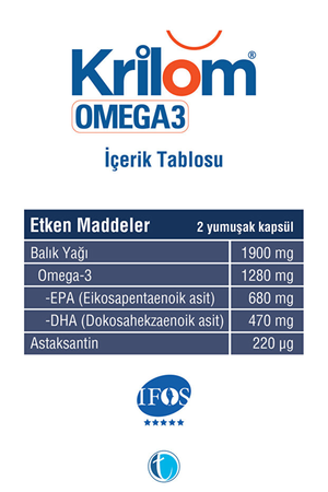 Krilom Omega-3 30 Kapsül