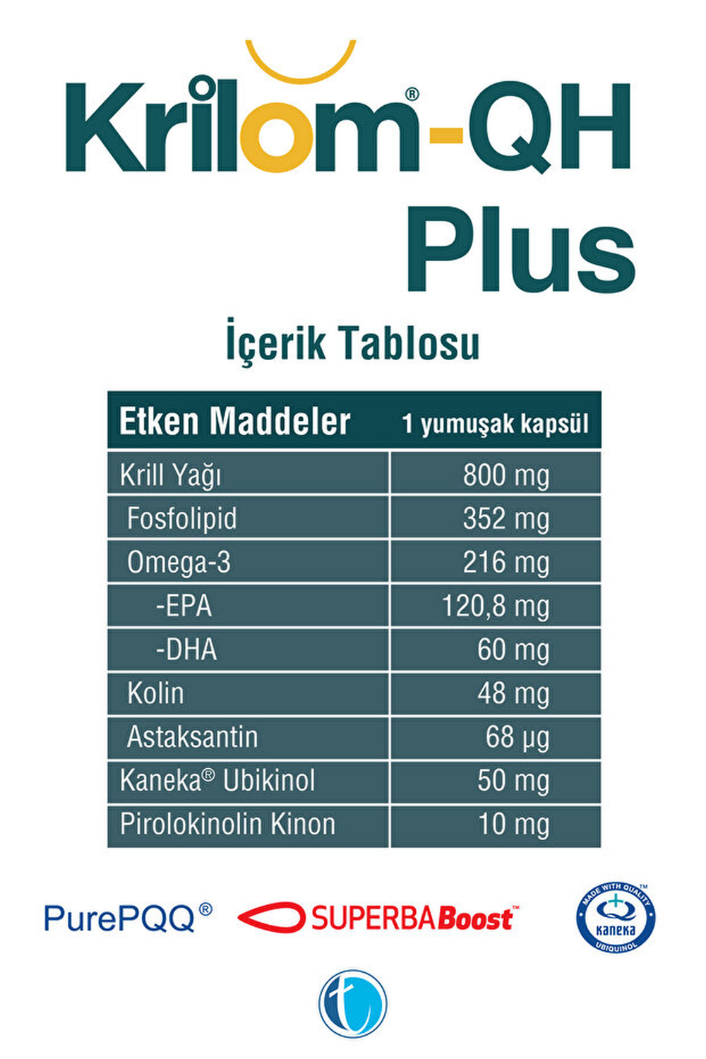 Krilom QH Plus 30 Kapsül