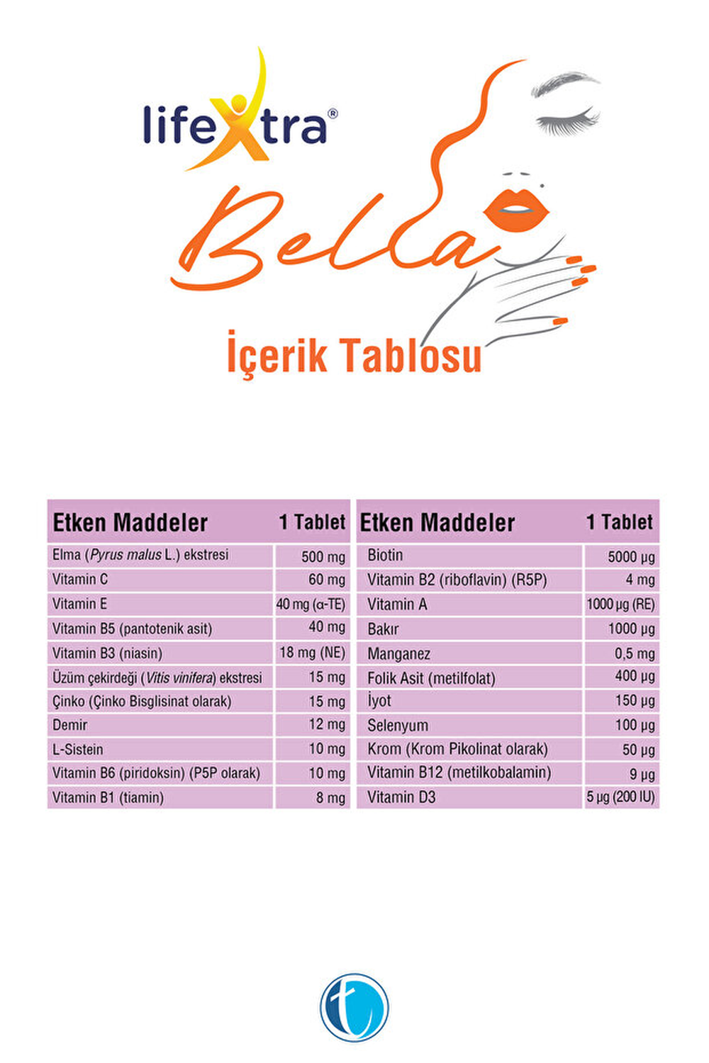 LifeXtra Bella 30 Tablet