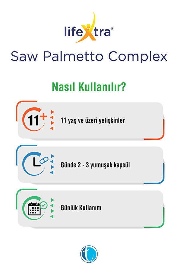 LifeXtra Saw Palmetto Complex 30 Kapsül