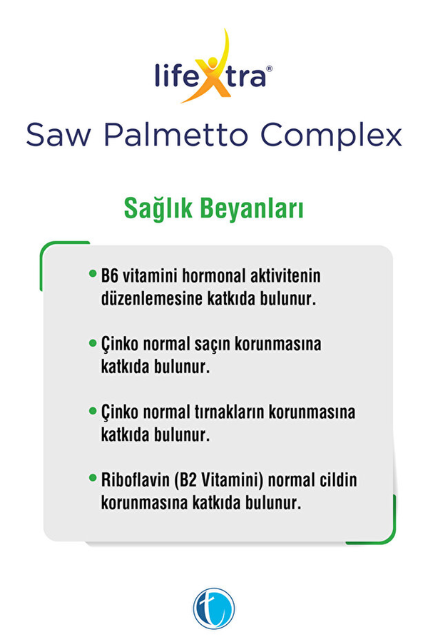LifeXtra Saw Palmetto Complex 30 Kapsül