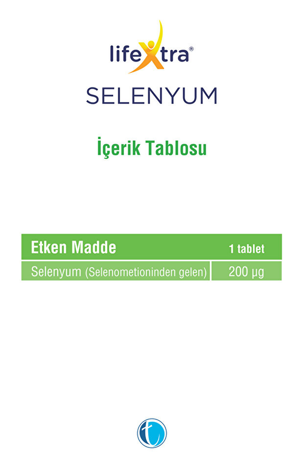 LifeXtra Selenyum 200 mcg 60 Tablet