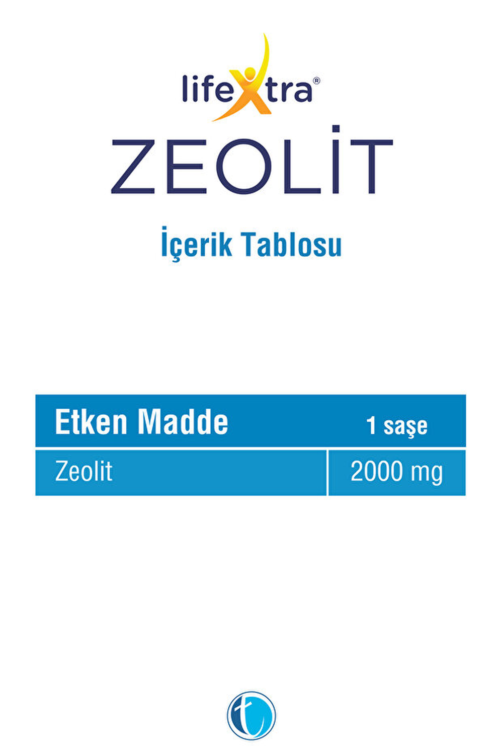 LifeXtra Zeolit 2000 mg 45 Saşe