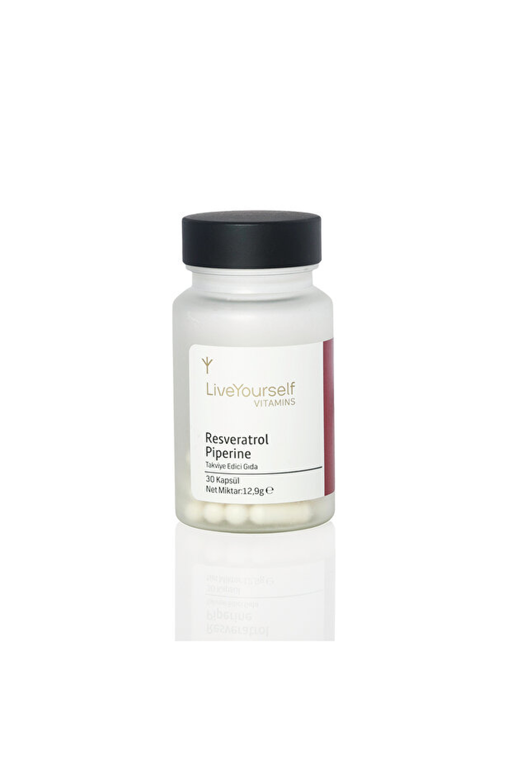 LiveYourself Resveratrol Piperine 30 Kapsül