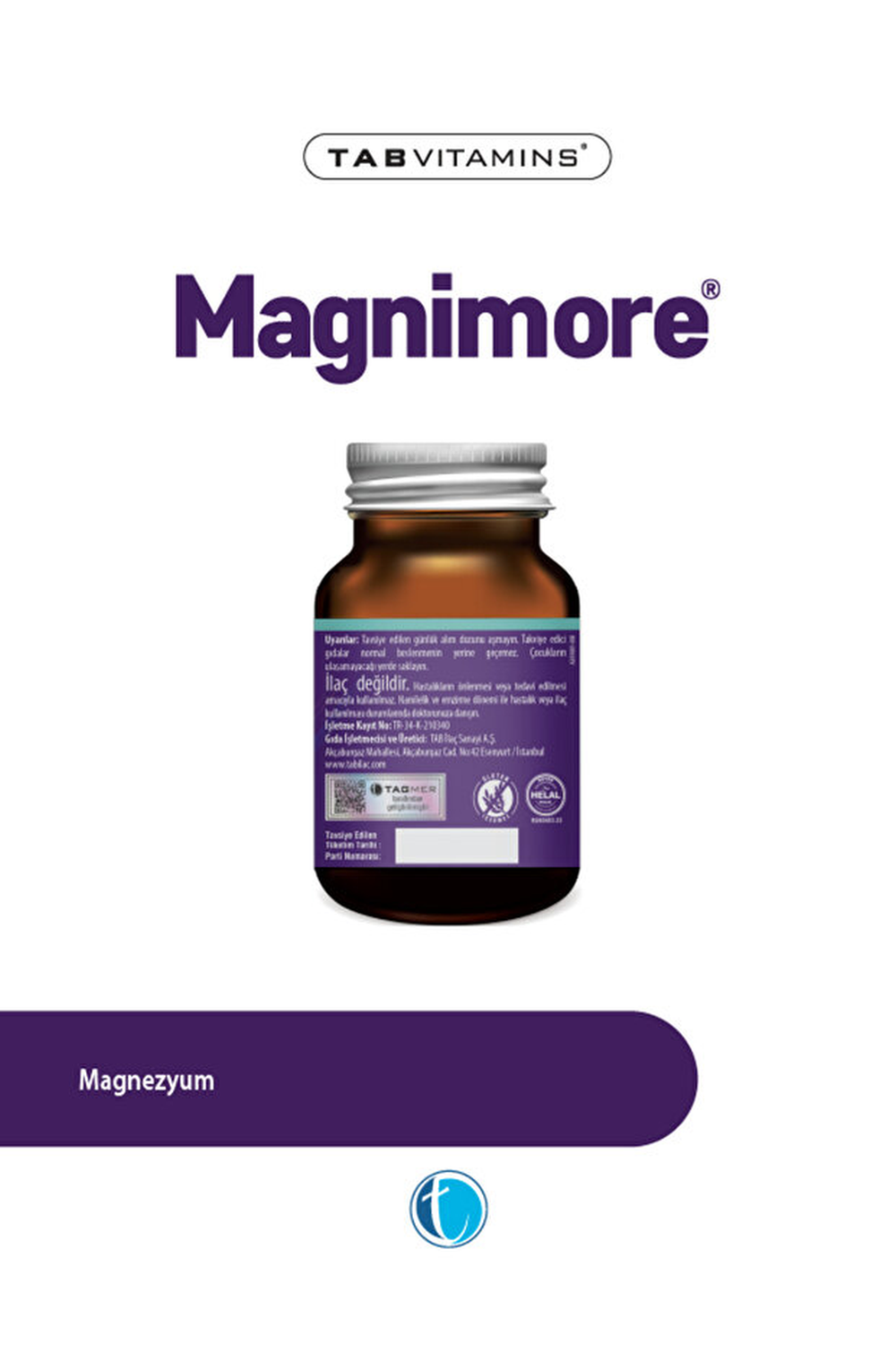 Magnimore Bisglisinat 120 mg 60 Kapsül