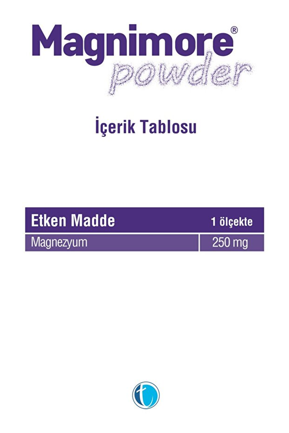 Magnimore Powder 250 mg 118 g