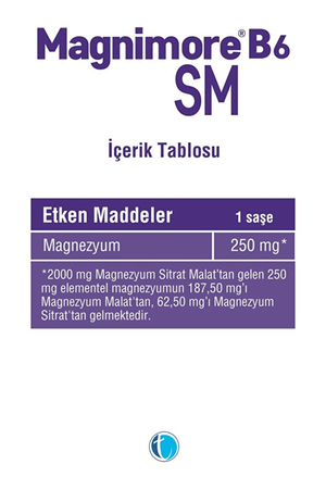 Magnimore SM 250 mg 30 Saşe
