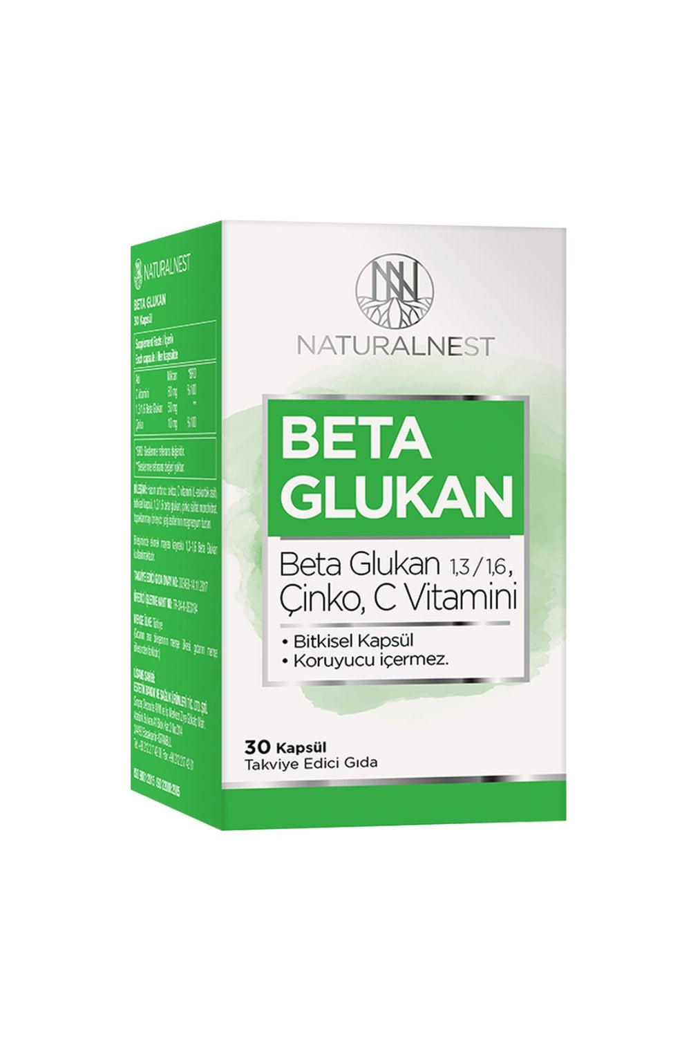Naturalnest Beta Glukan 30 Kapsül