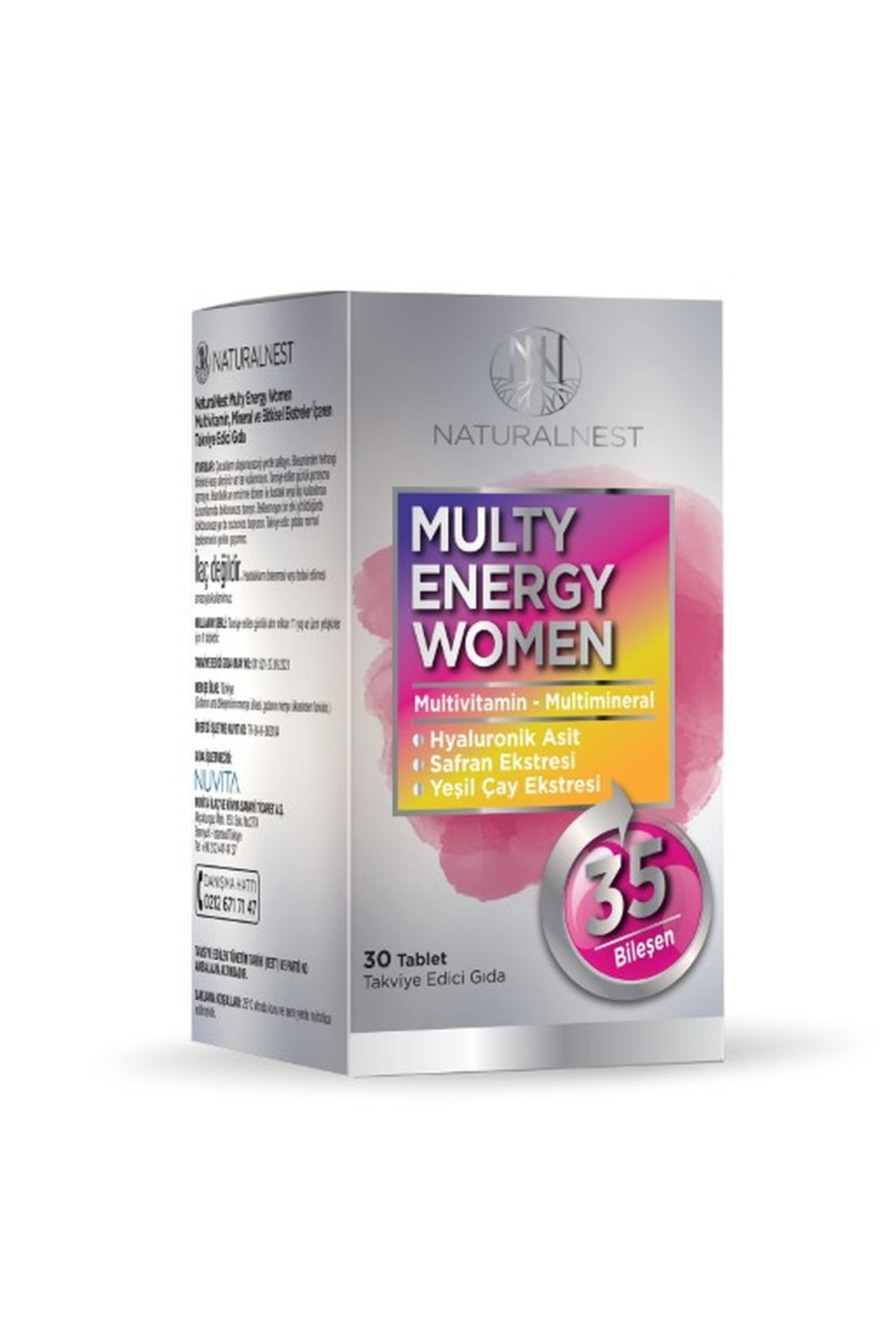 Naturalnest Multy Energy Women 30 Tablet