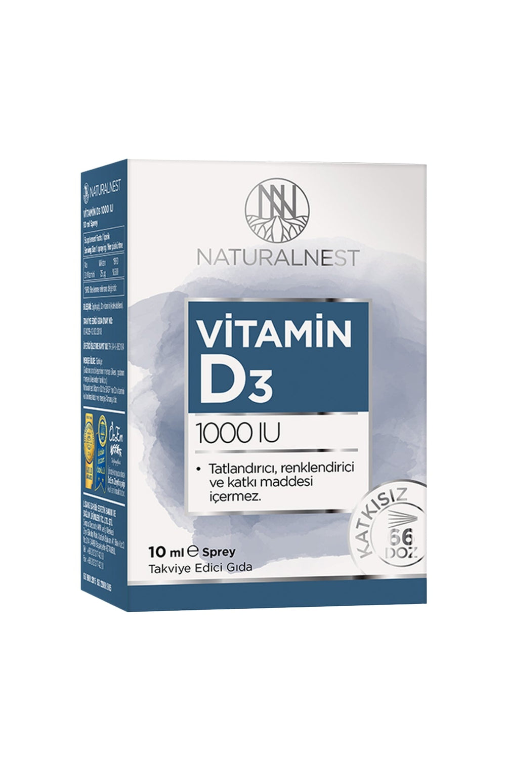 Naturalnest Vitamin D3 1000 IU 10 ml