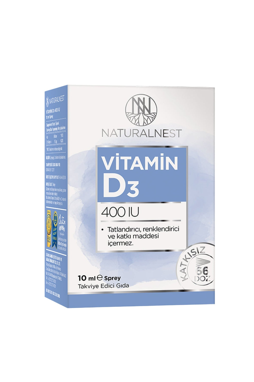 Naturalnest Vitamin D3 400 IU 10 ml