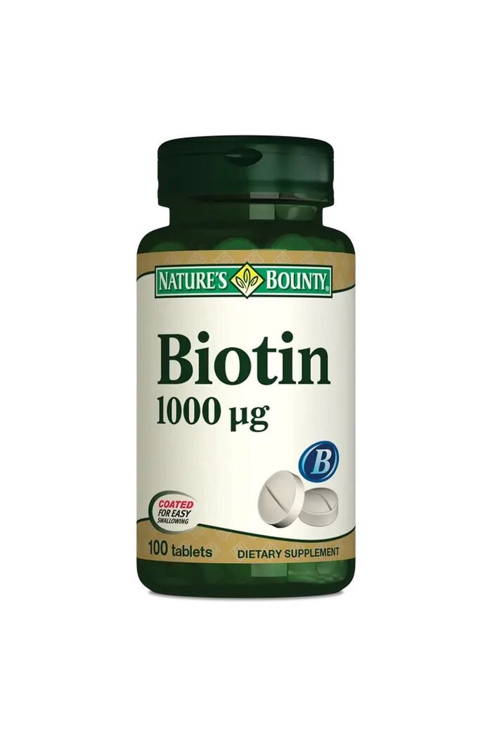 Nature's Bounty Biotin 1000 mcg 100 Tablet