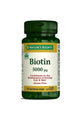 Nature's Bounty Biotin 5000 mcg 72 Kapsül