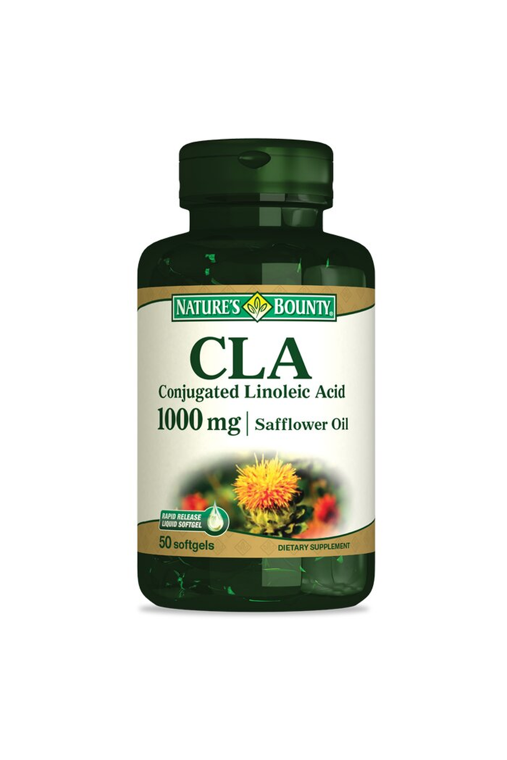 Nature's Bounty CLA 1000 mg 50 Soft Jel