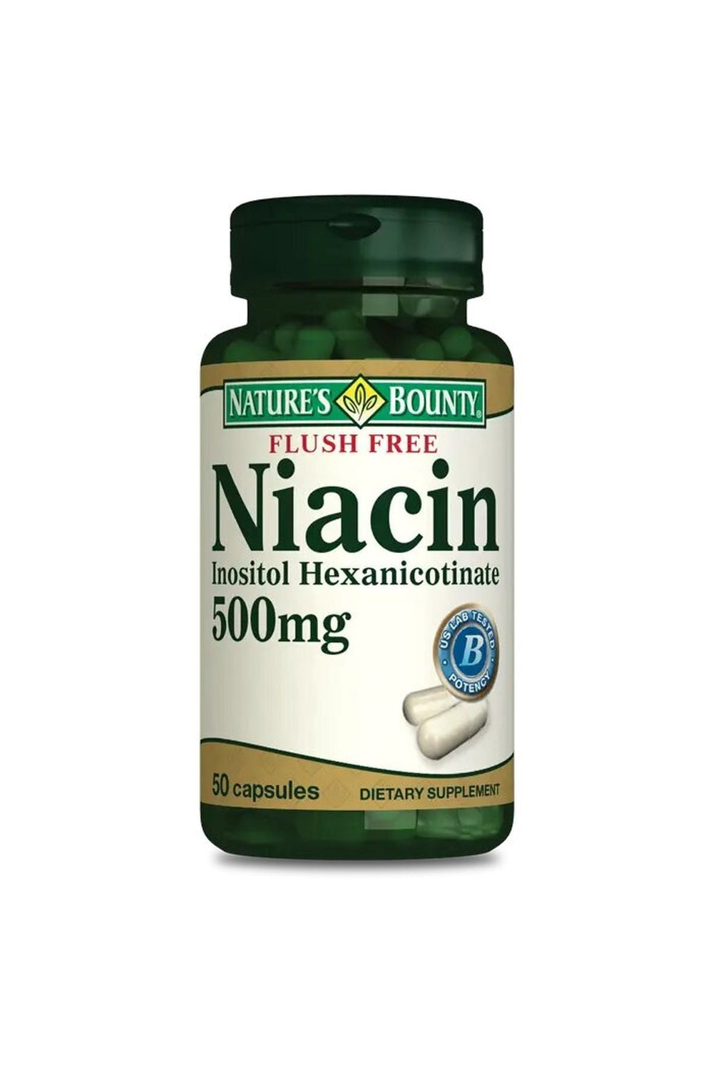 Nature's Bounty Niacin 500 mg 50 Kapsül
