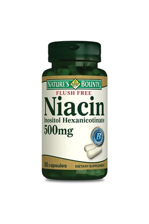 Nature's Bounty Niacin 500 mg 50 Kapsül