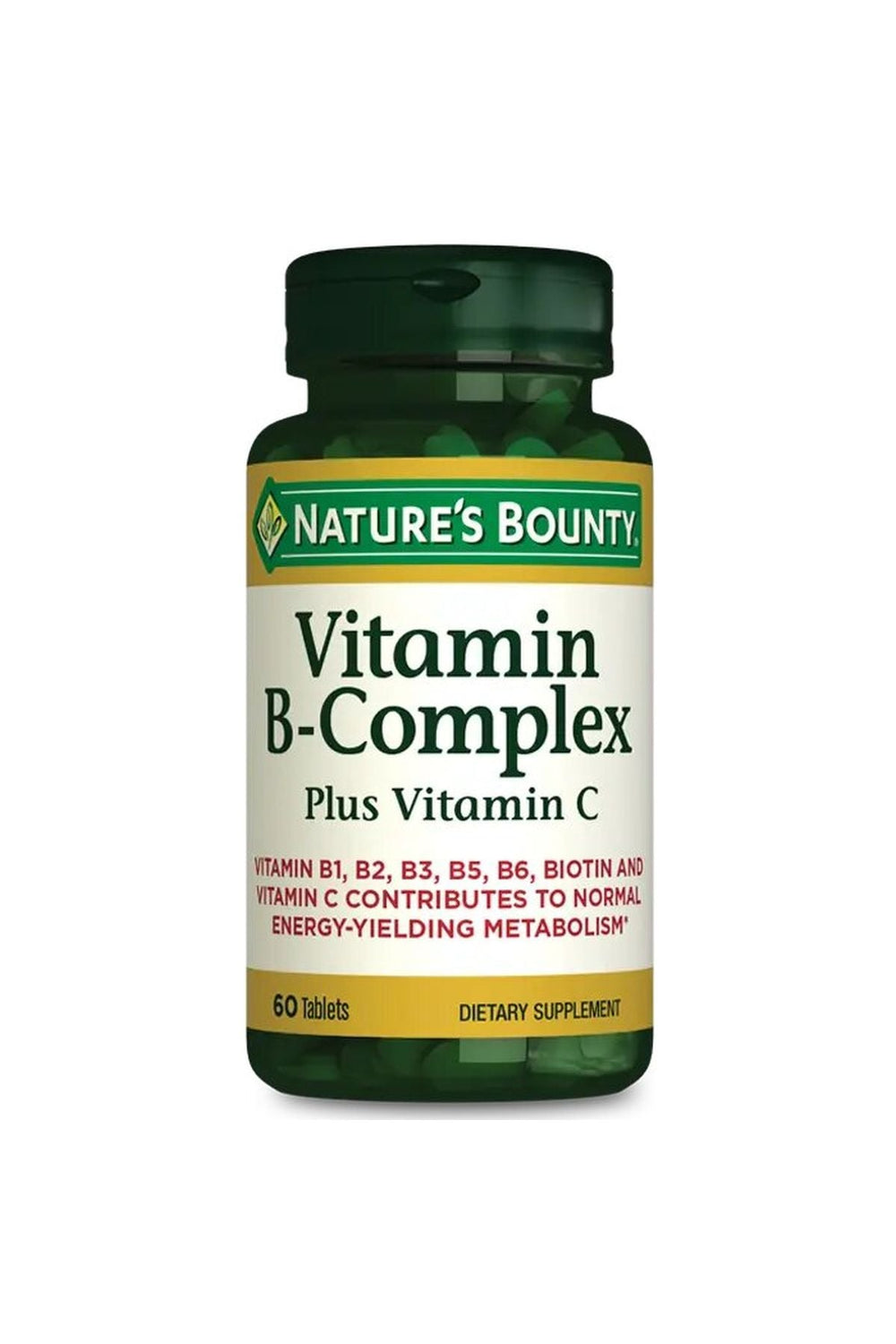 Nature's Bounty Vitamin B-Complex Plus Vitamin C 60 Tablet