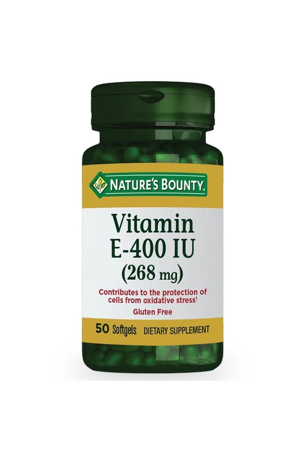 Nature's Bounty Vitamin E 400 IU 50 Soft Jel