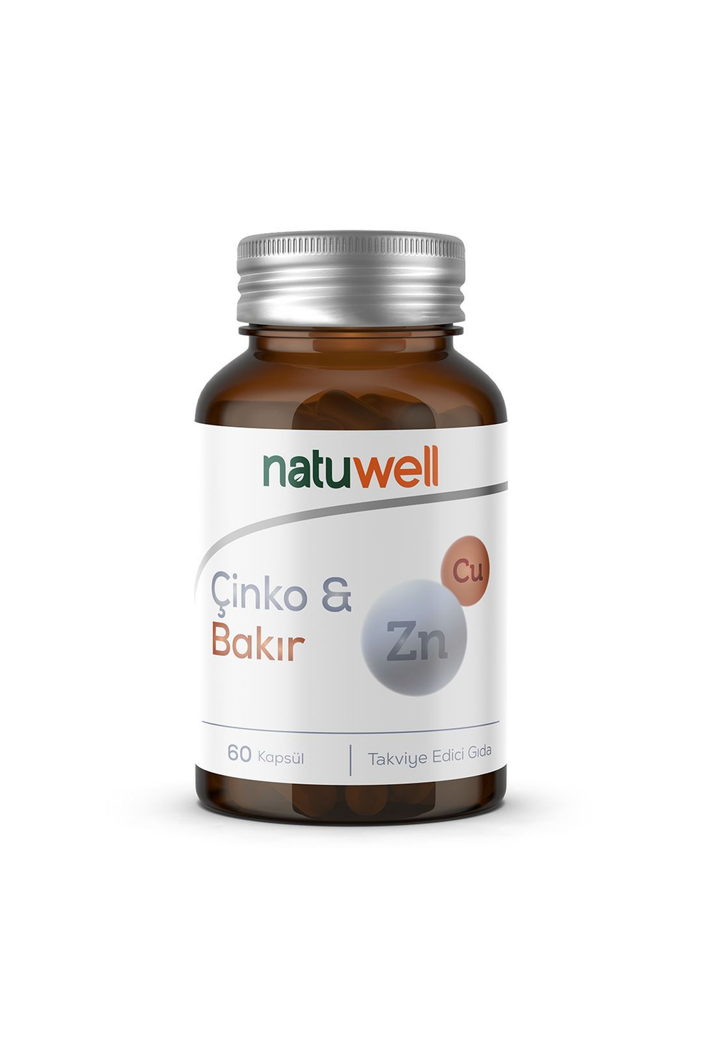 Natuwell Çinko & Bakır 60 Kapsül