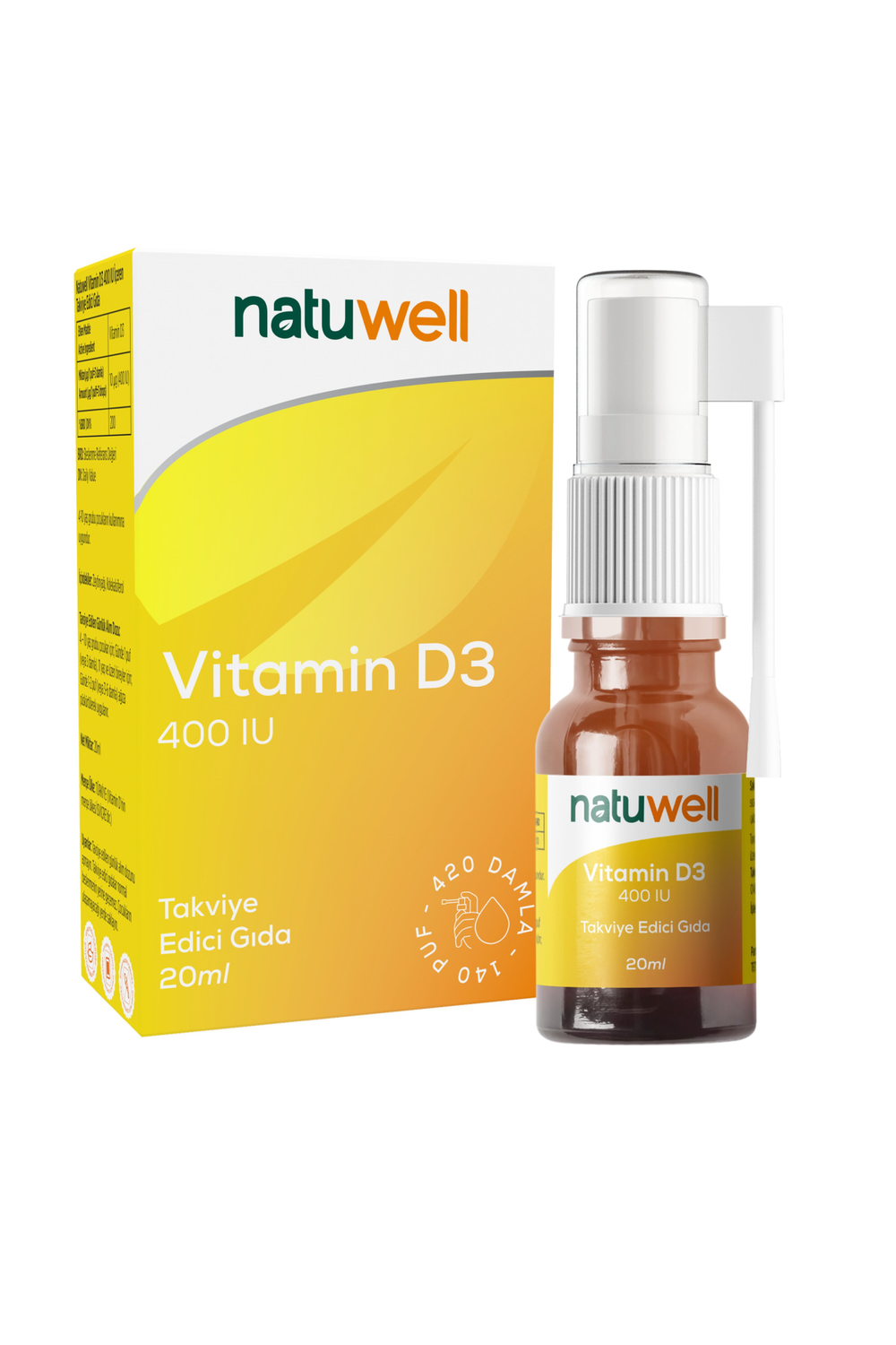 Natuwell D3 400 IU 20 ml
