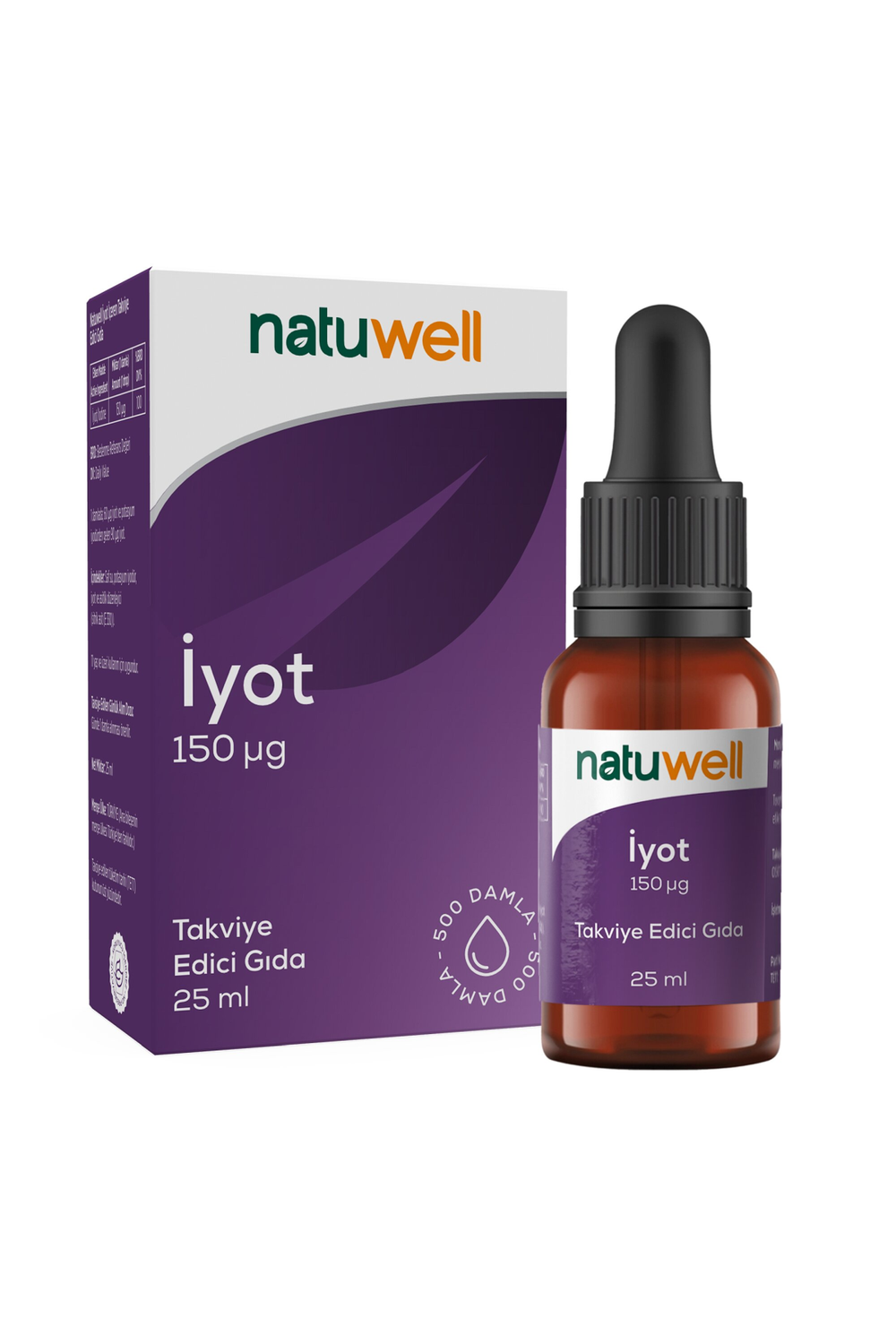 Natuwell İyot 150 mcg 25 ml