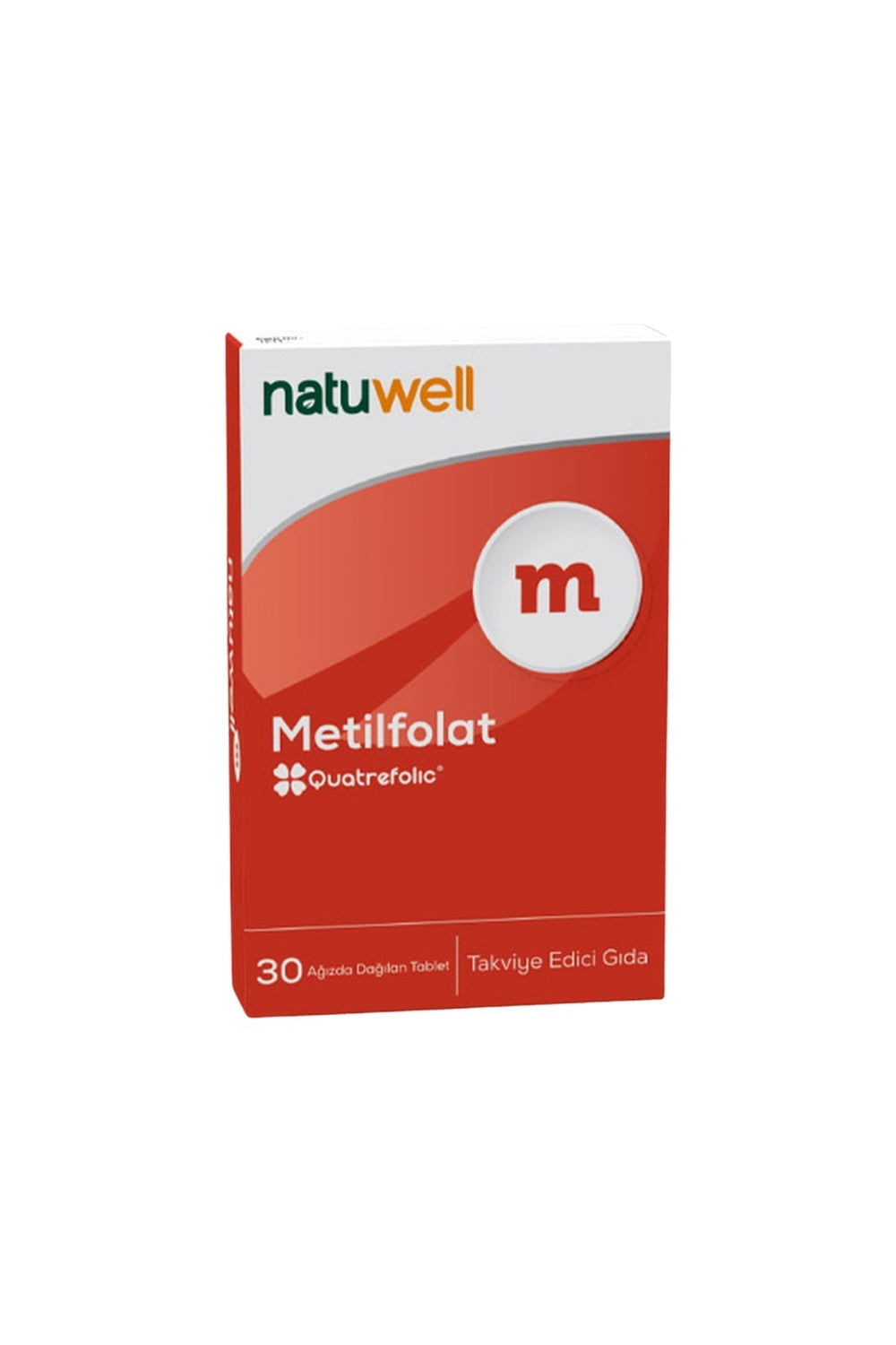 Natuwell Metilfolat 400 mcg 30 Tablet
