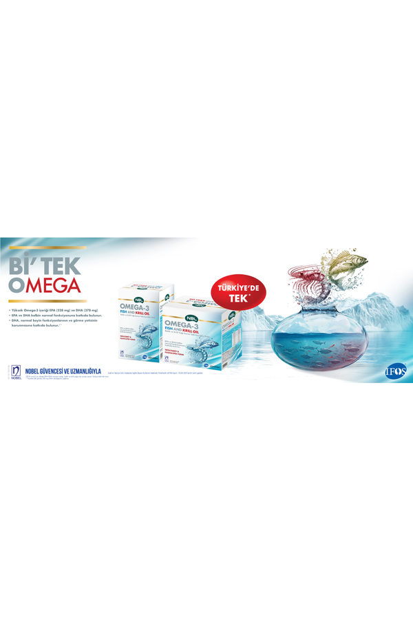 NBL Omega-3 Fish And Krill Oil 50 Kapsül