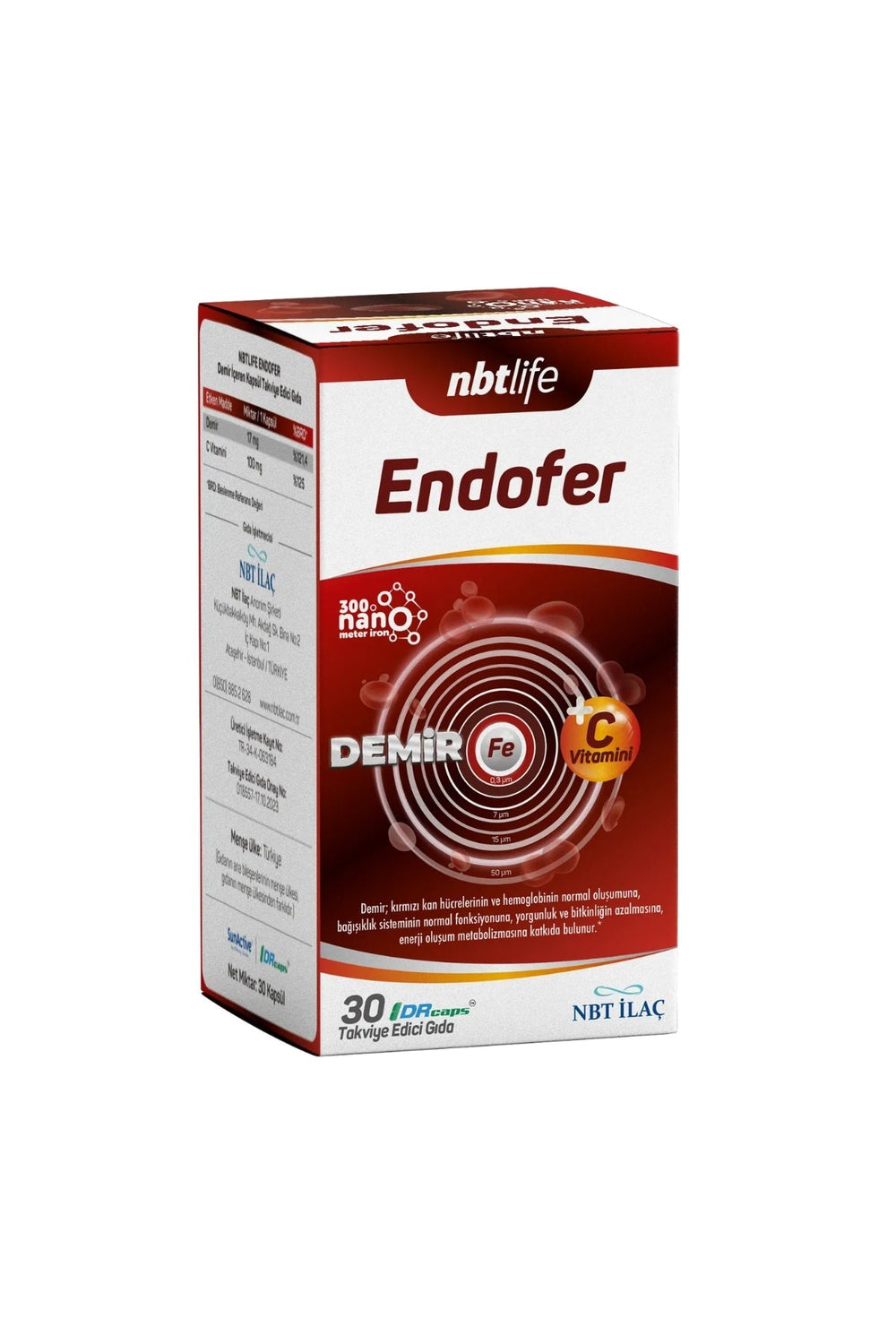 Nbtlife Endofer 30 Kapsül