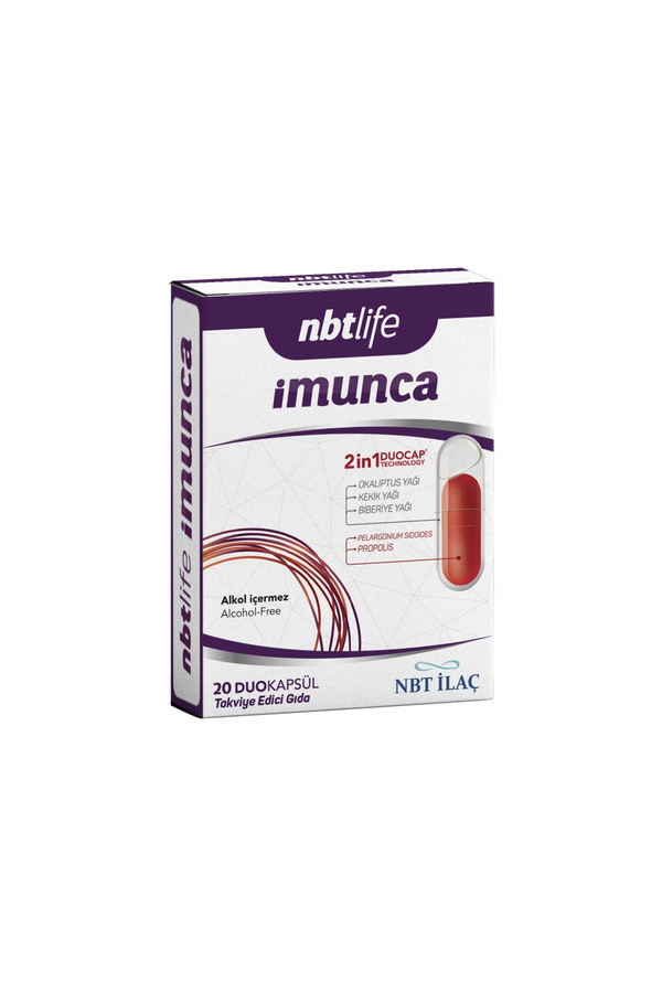 Nbtlife İmunca 20 Kapsül