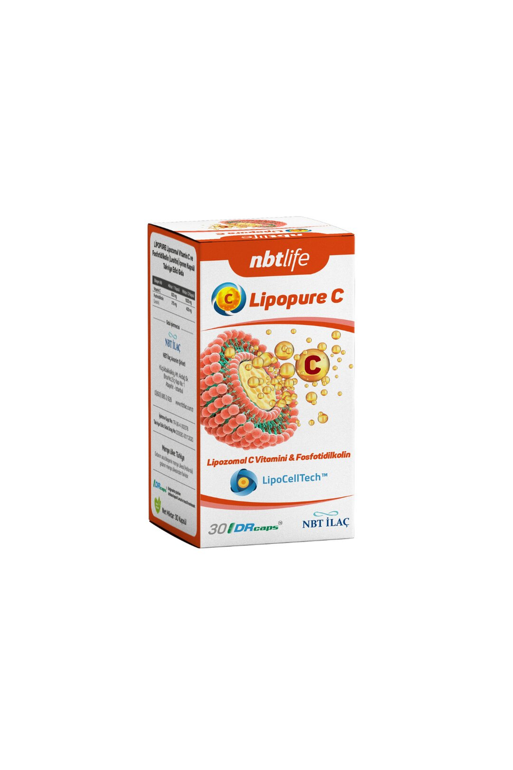 Nbtlife Lipopure C 30 Kapsül