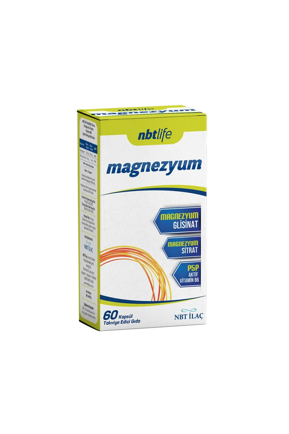 Nbtlife Magnezyum P5P 60 Kapsül