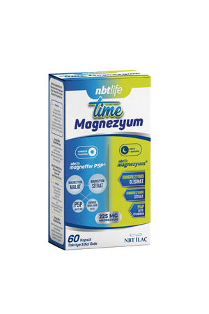 Nbtlife Time Magnezyum 60 Kapsül