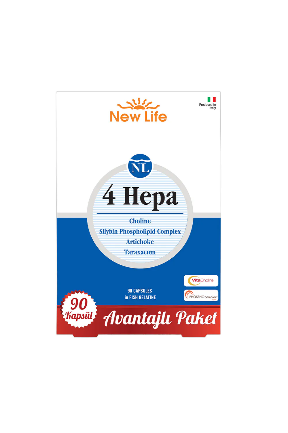 New Life 4 Hepa 90 Kapsül