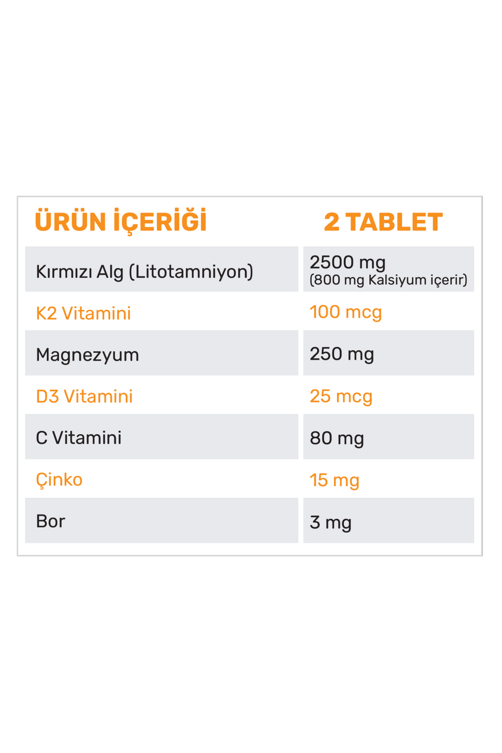 New Life Algoste K2 60 Tablet
