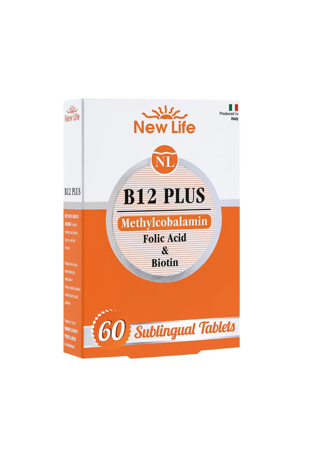 New Life B12 Plus Methyl 60 Dilaltı Tablet