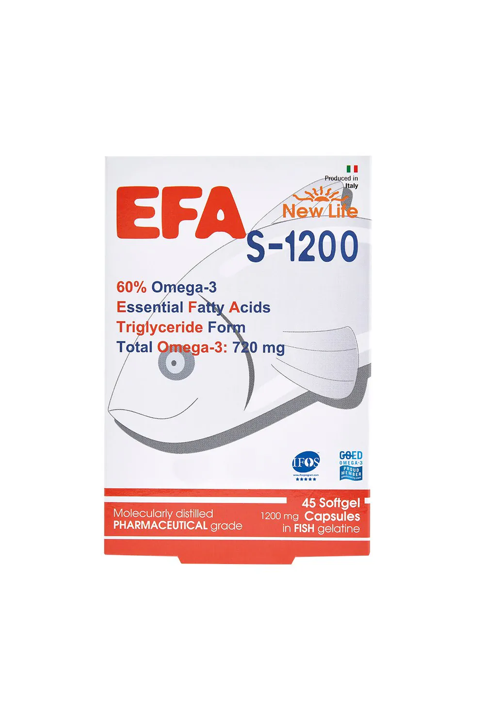 New Life EFA S 1200 mg 45 Soft Jel