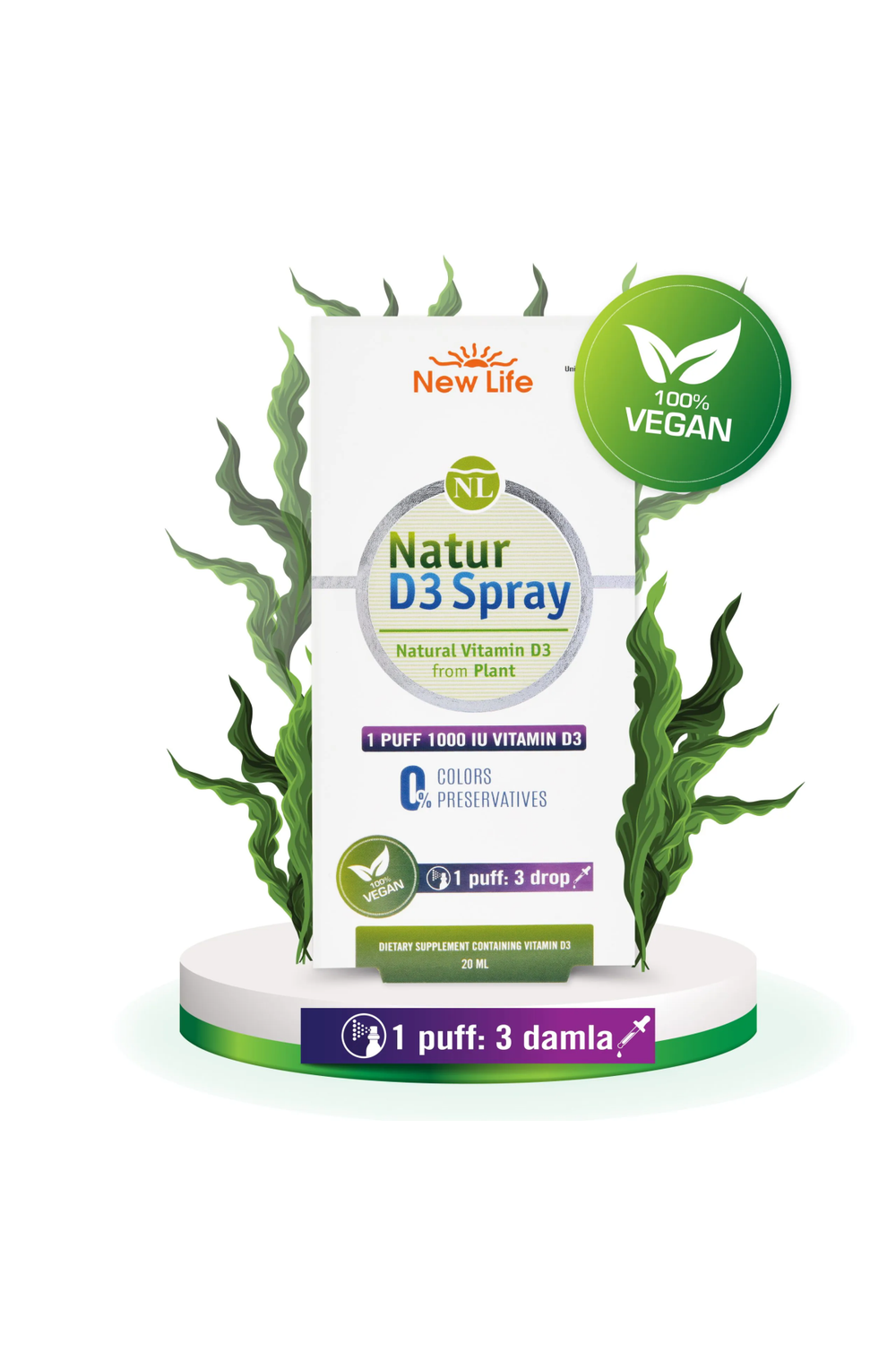 New Life Natur D3 1000 IU 20 ml