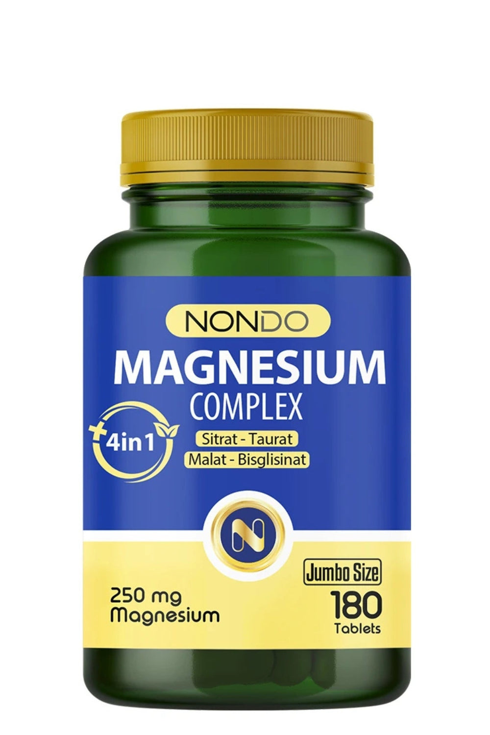 Nondo Magnezyum Kompleks Jumbo Boy 125 mg 180 Tablet